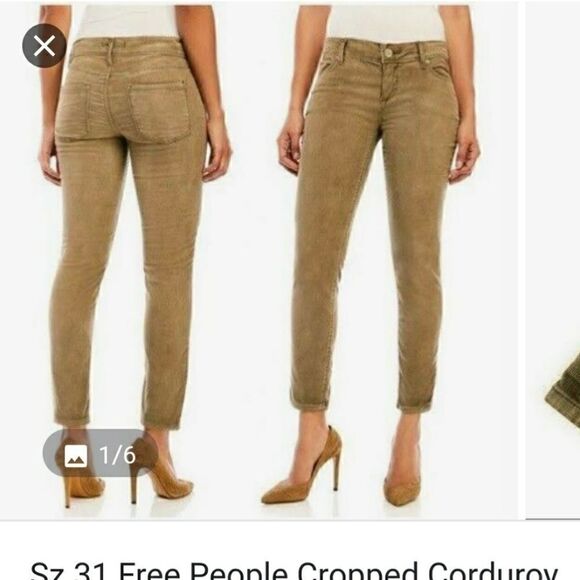 Free People Corduroy Pant 31 - Picture 1 of 7